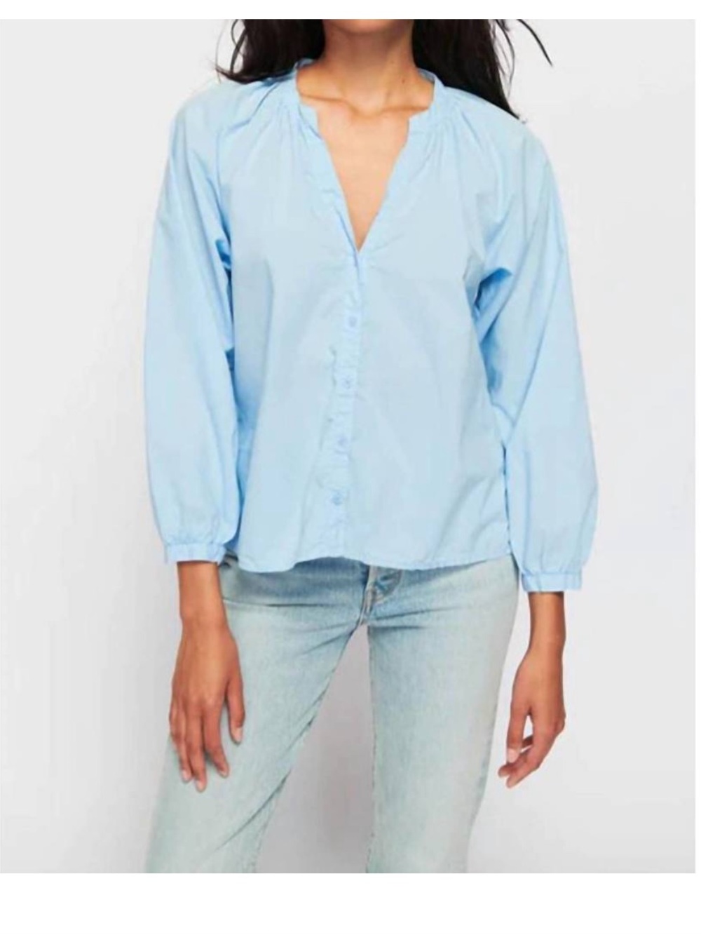 Nation LTD Desire Blouse in Light Blue